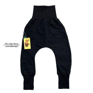 NEW Malinami Sz 122 (7Y) Handmade Black Baggies Pants